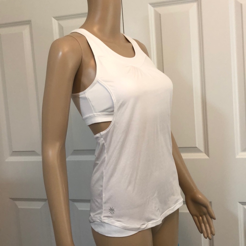 Athleta Bra Tank XXS White